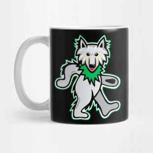 Dancing Grateful Wolf Mug